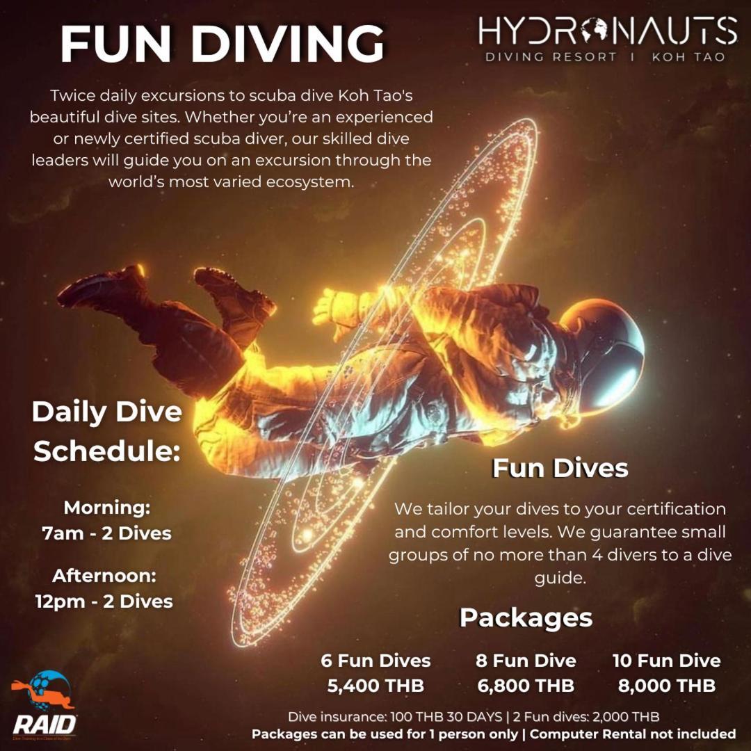 Hydronauts Diving Resort - Koh Tao Ko Tao Exterior foto